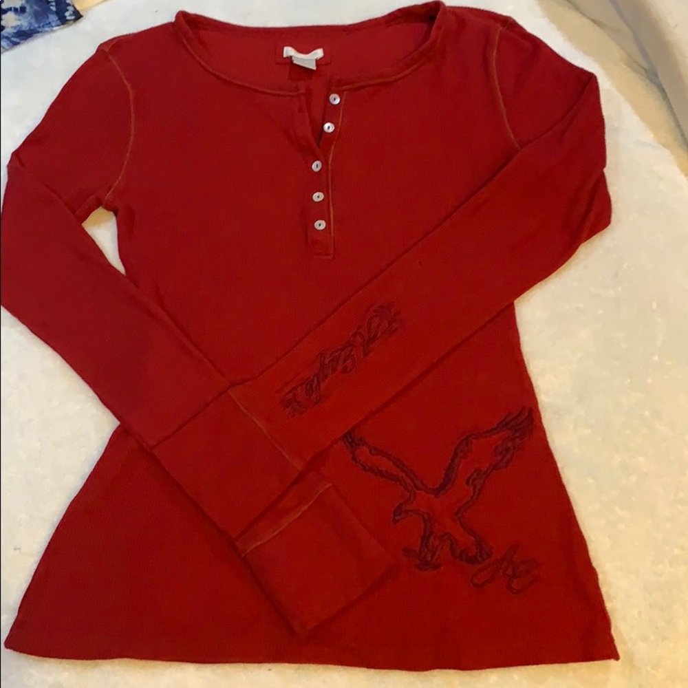 VIBRANT RED AMERICAN EAGLE THERMAL
